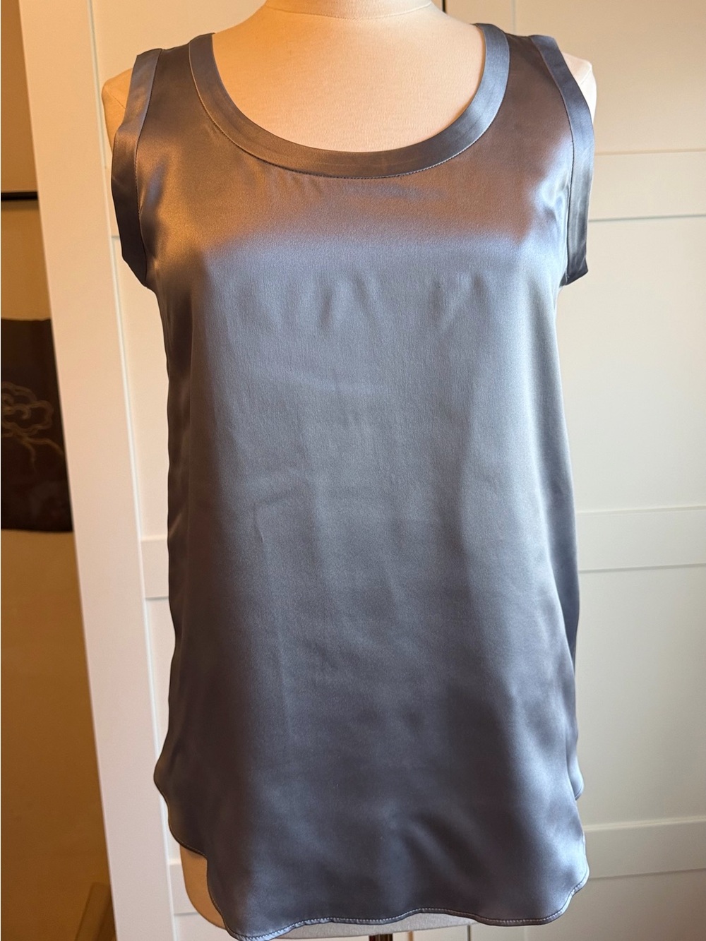 Lafayette 148 NY Silk Reversible Sleeveless Top